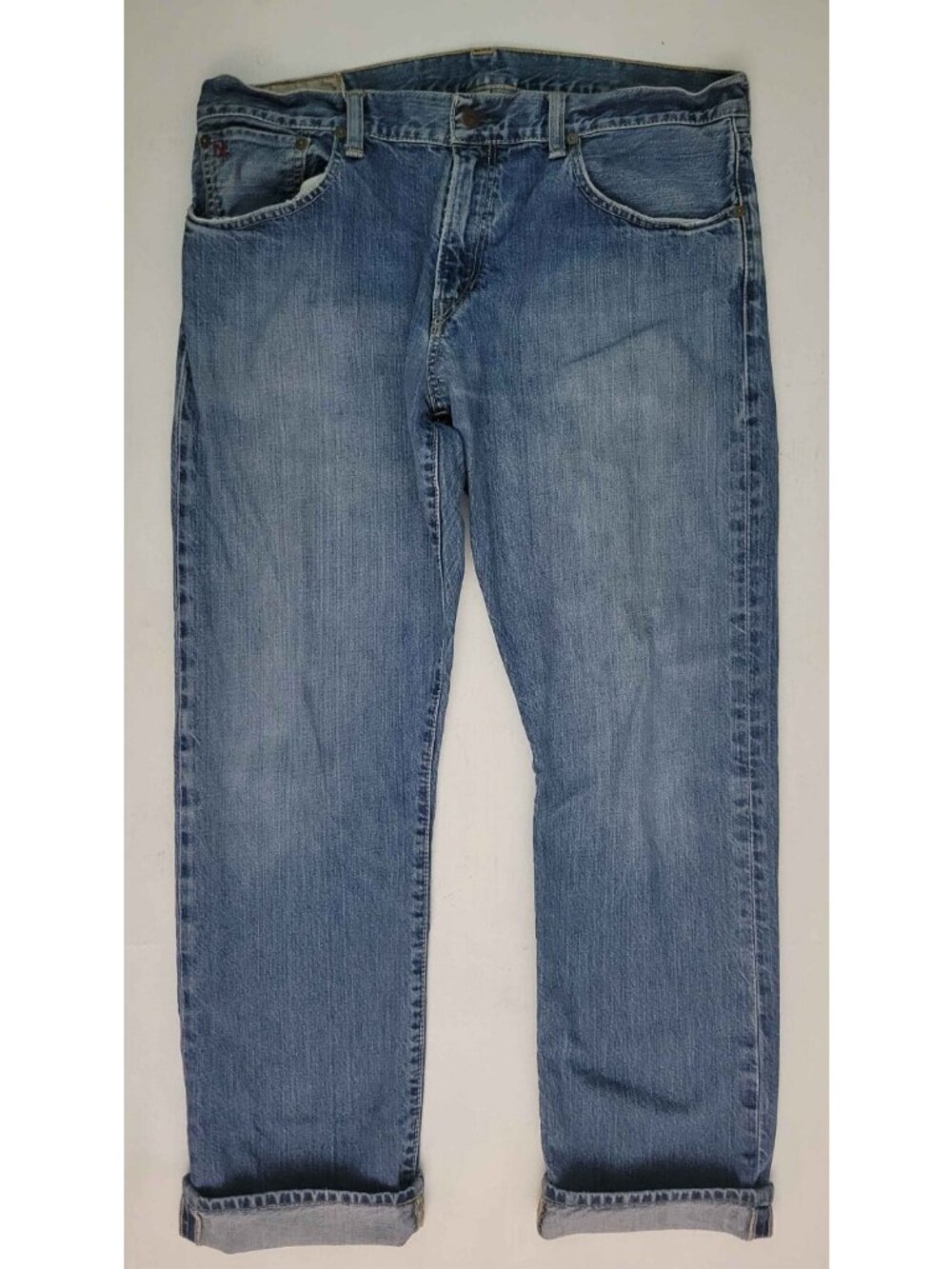 Polo Ralph Lauren Men's 34 x 30 Hampton Straight Selvedge Denim Jeans